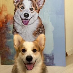 Quadros Pet- Fundo Neutro/Sólido