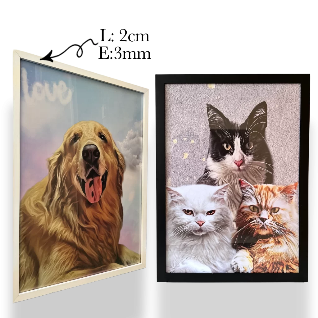 quadro pet moldura meu quadro pet